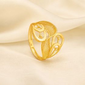 Modern Elegance Gold Ring