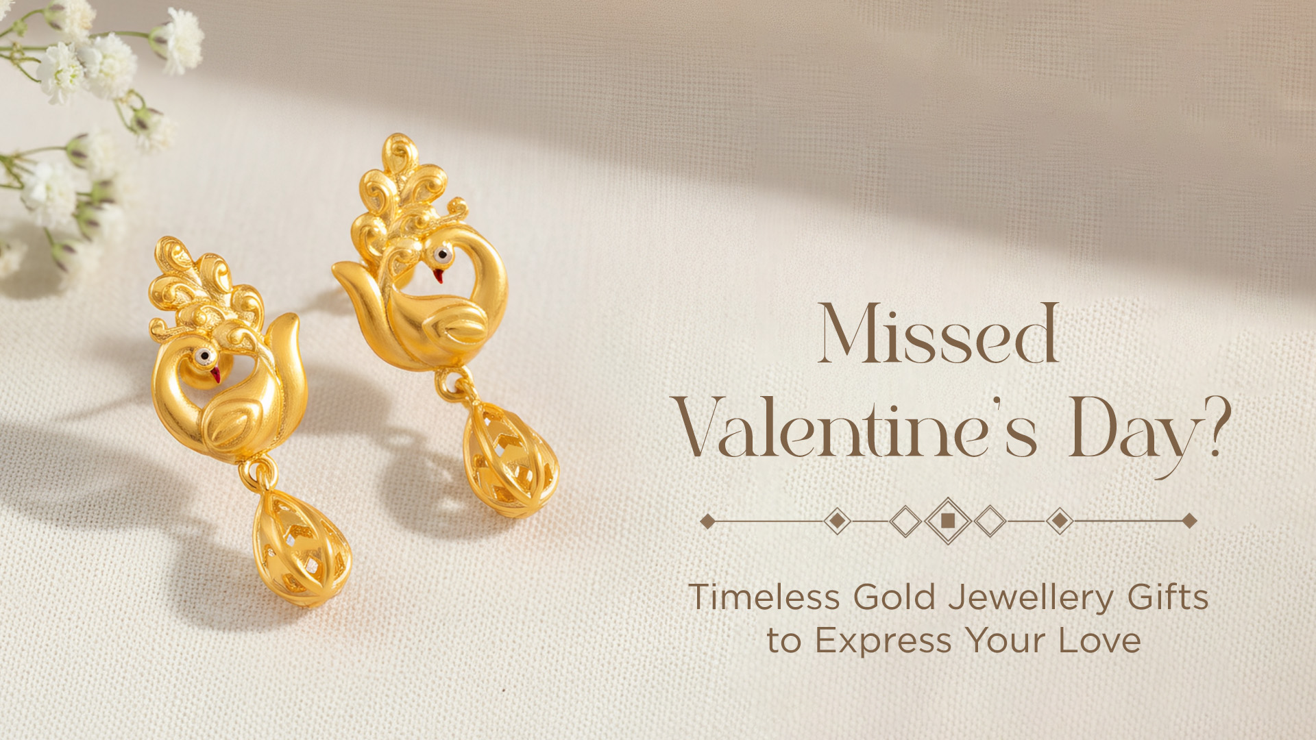 Missed Valentine’s Day? Timeless Gold Jewellery Gifts to Express Your Love