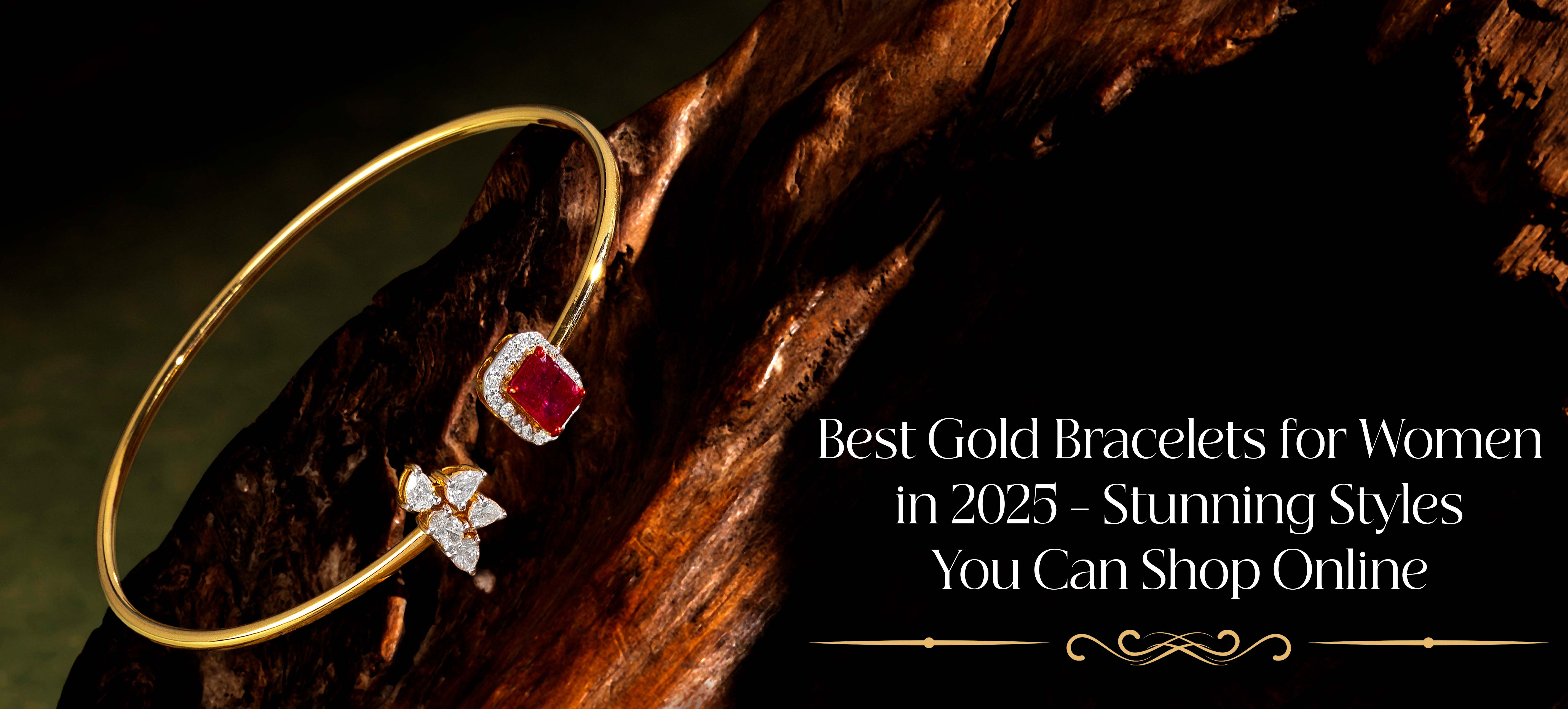 Best gold bracelets for women showcasing latest bracelet designs and modern gold jewellery trends